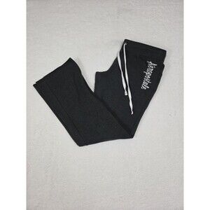 Aeropostale Low-Rise Flare Sweatpants XL Gray Lounge Drawstring Casual Y2K